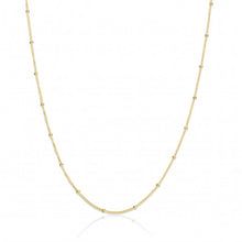 Load image into Gallery viewer, Satellite Chain Necklace in 10k Yellow Gold 16-17-18&quot; - Adorned by Ruth
