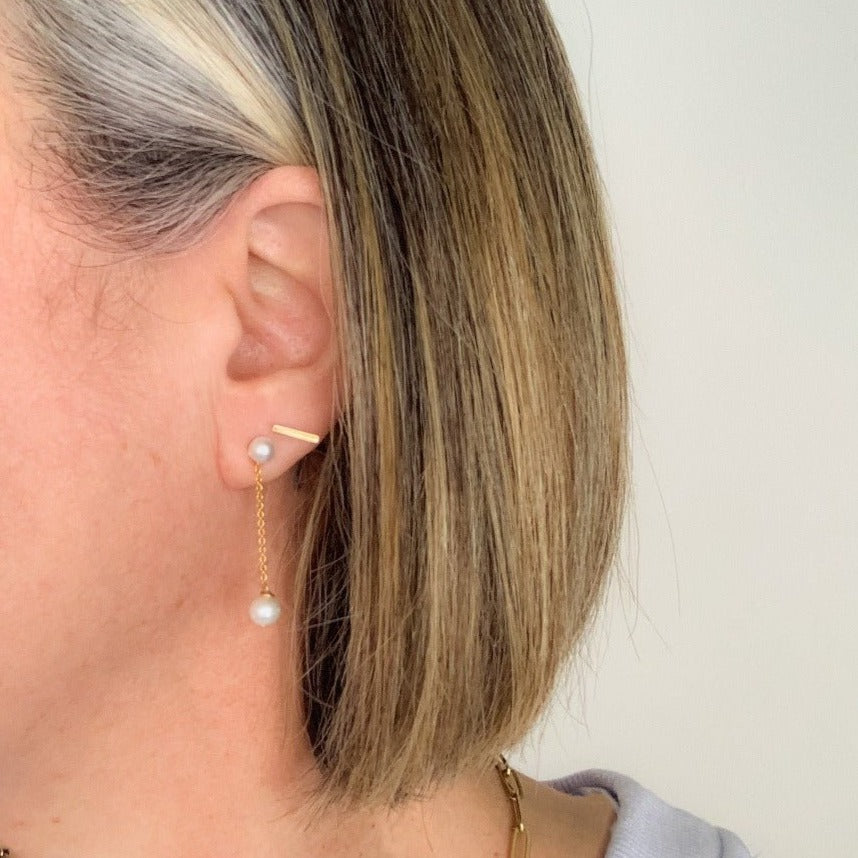 The Winged Solitaire Ear Jackets