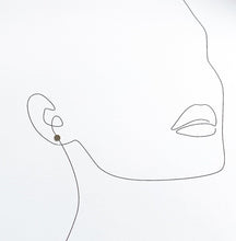 Load image into Gallery viewer, Tiny Dot Circle Stud Earrings - Adorned by Ruth
