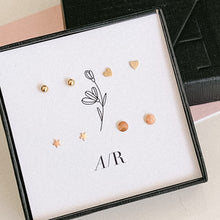 Load image into Gallery viewer, Tiny Stud Earring Pack - gold - Adorned by Ruth
