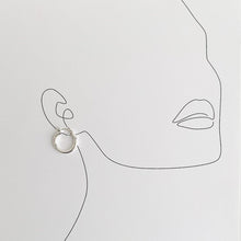 Load image into Gallery viewer, Tube Hoop Earrings - Sterling Silver - Adorned by Ruth
