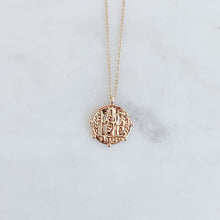 Load image into Gallery viewer, Vintage Gold Coin Necklace - St. Benedict - Adorned by Ruth
